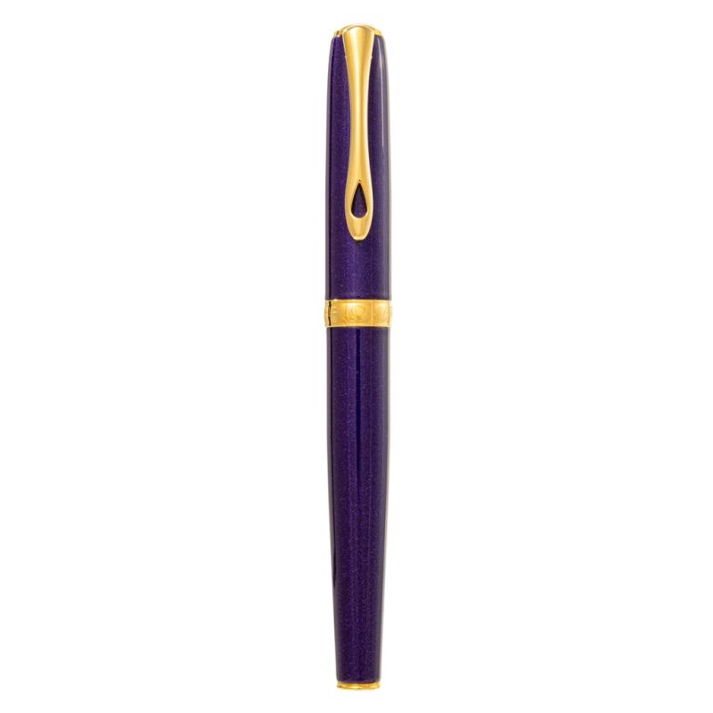 Diplomat Füllhalter Excellence A² violet rain gold 14 kt